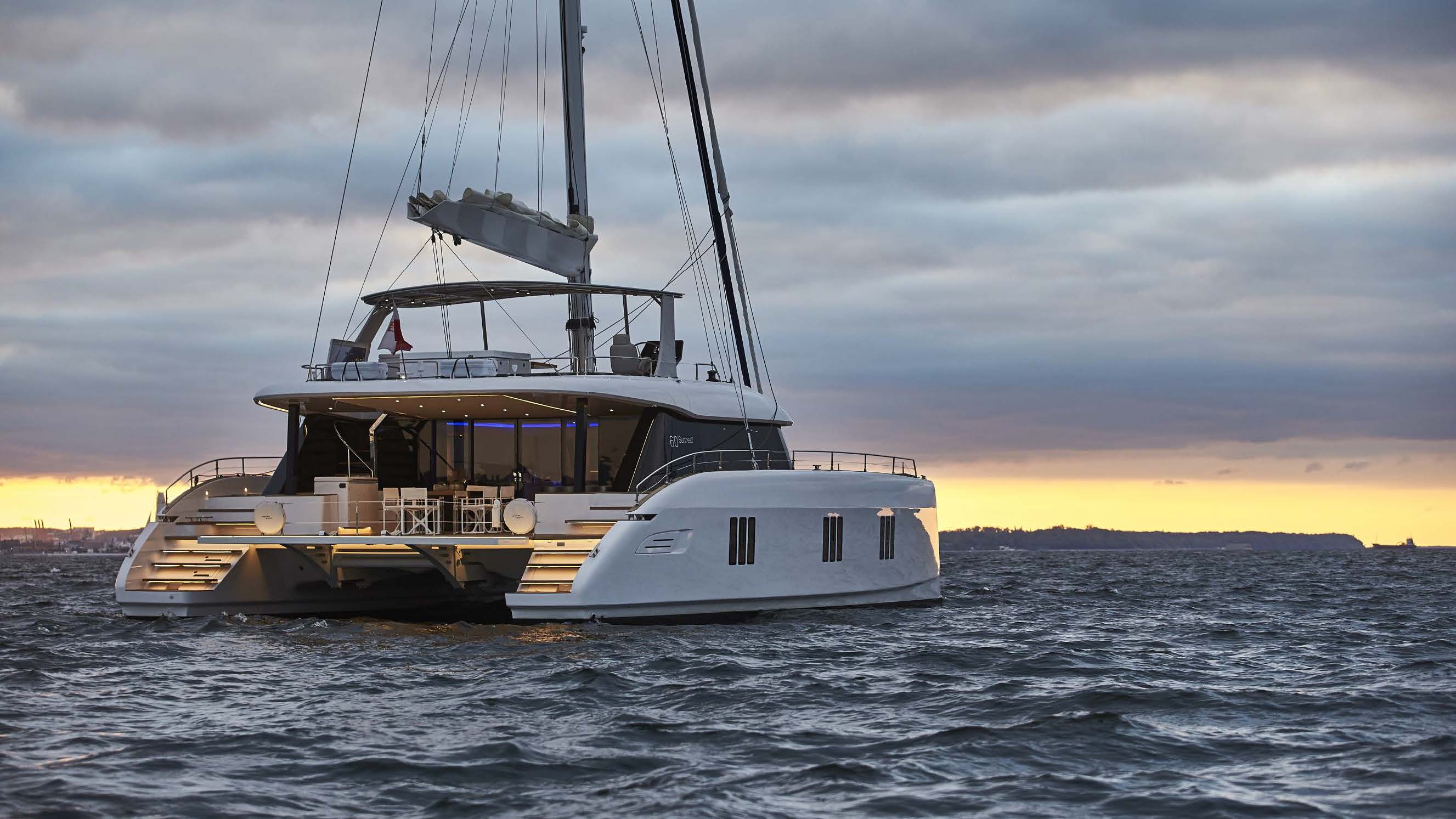 New Sail Catamaran for Sale  Sunreef 60 Boat Highlights